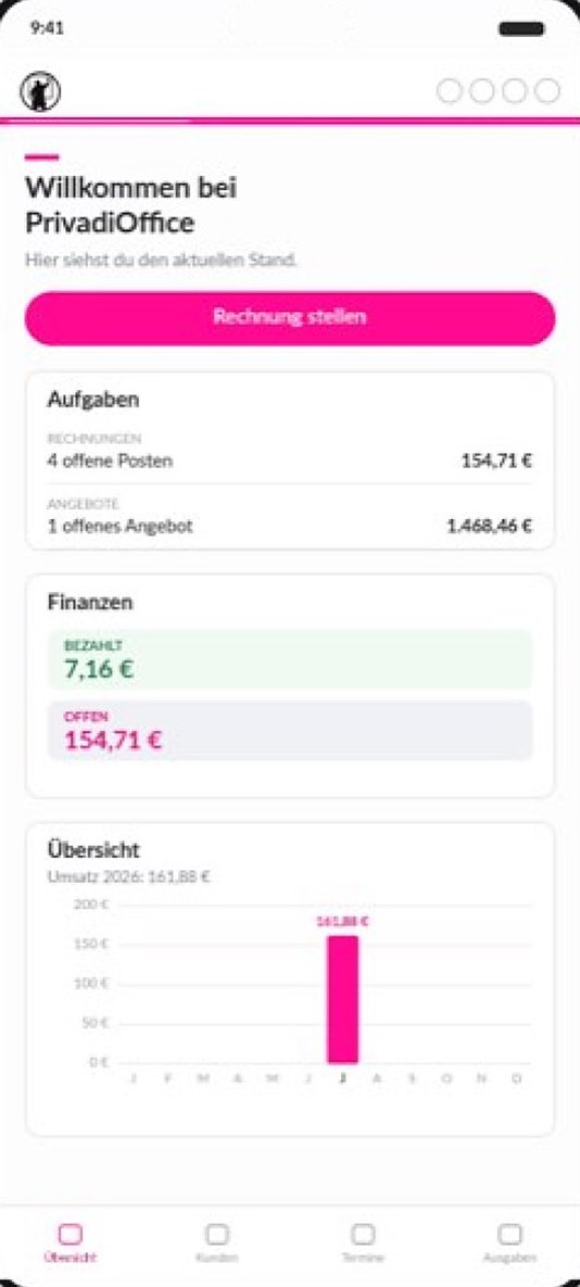 Handyansicht von PrivadiOffice